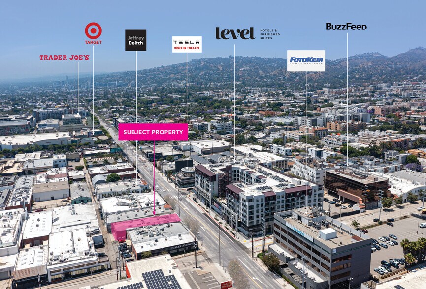 6910-6912 Santa Monica Blvd, Los Angeles, CA à louer - Aérien – Image 3 sur 11