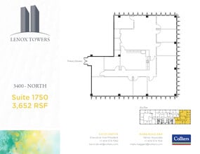 3400 Peachtree Rd NE, Atlanta, GA à louer Plan d’étage– Image 1 sur 1