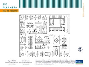 255 Alhambra Cir, Coral Gables, FL à louer Plan d’étage– Image 1 sur 1