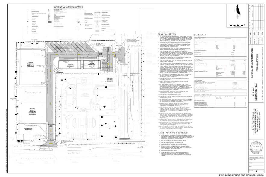 576 Appleyard Dr, Tallahassee, FL à vendre - Plan de site – Image 3 sur 3
