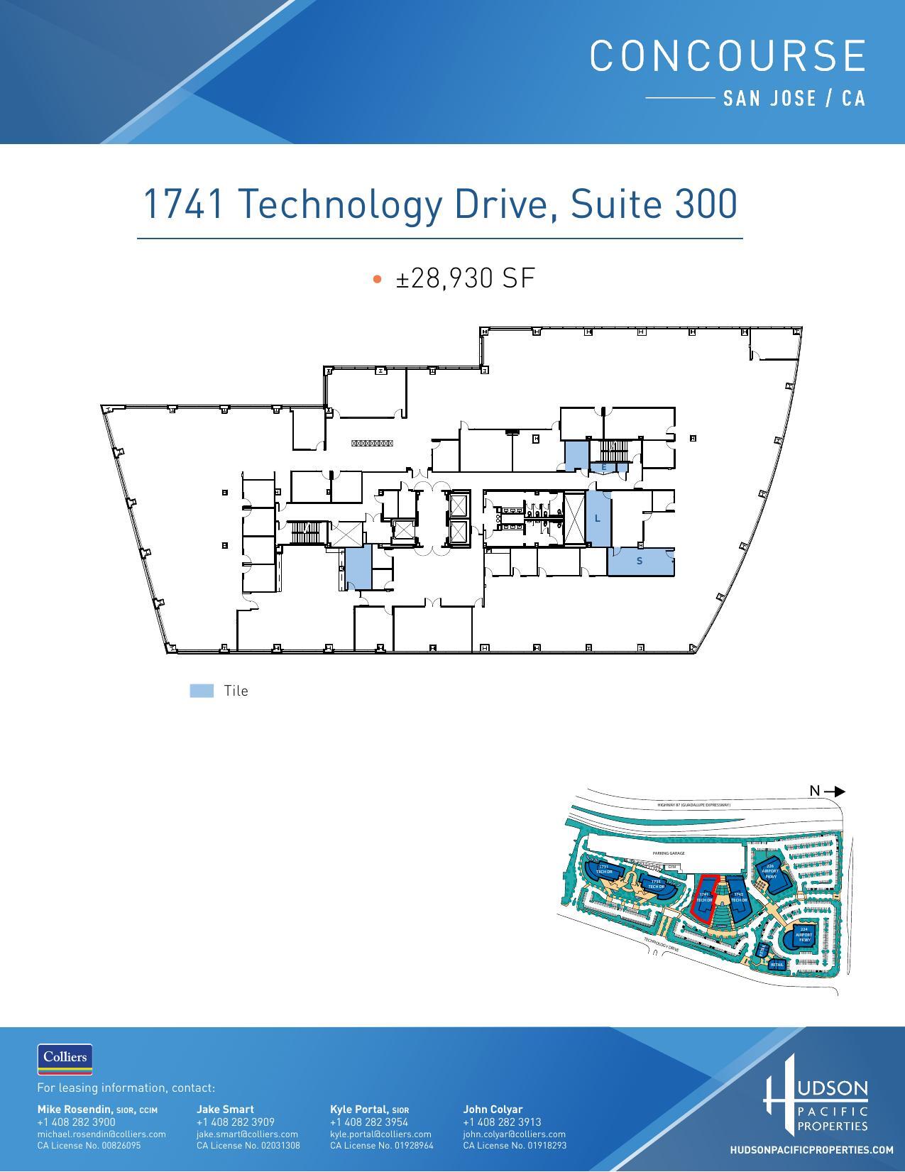 224 Airport Pkwy, San Jose, CA à louer Plan d’étage– Image 1 sur 1
