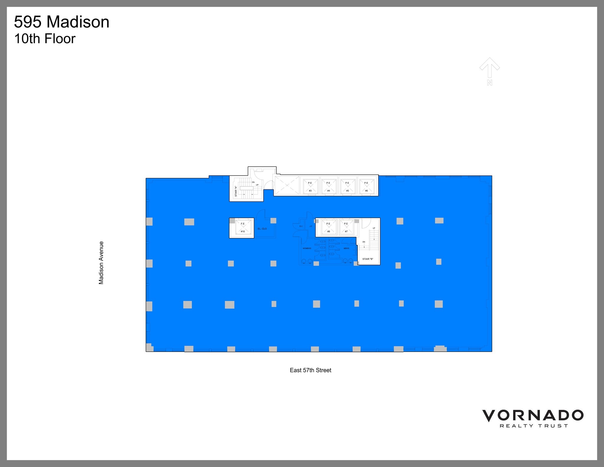 595 Madison Ave, New York, NY à louer Plan de site– Image 1 sur 1