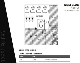 12651 High Bluff Dr, San Diego, CA à louer Plan d’étage– Image 1 sur 1