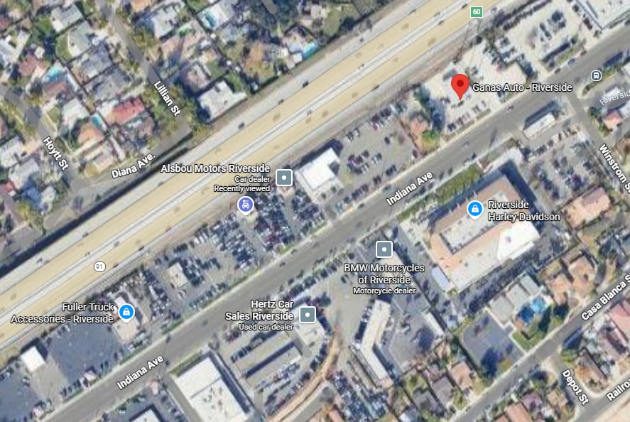 7701 Indiana Ave, Riverside, CA à louer Aérien– Image 1 sur 2