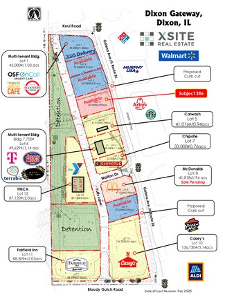 Plus de détails pour 1631 S Galena Ave, Dixon, IL - Terrain à louer