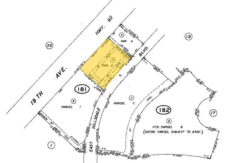 1241 E Hillsdale Blvd, Foster City, CA à louer - Plan cadastral – Image 2 sur 16