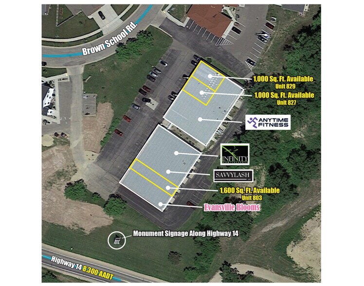 801-825 Brown School Rd, Evansville, WI à louer - Photo de l’immeuble – Image 2 sur 3