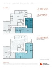 315 Diablo Rd, Danville, CA à louer Plan d’étage– Image 1 sur 1