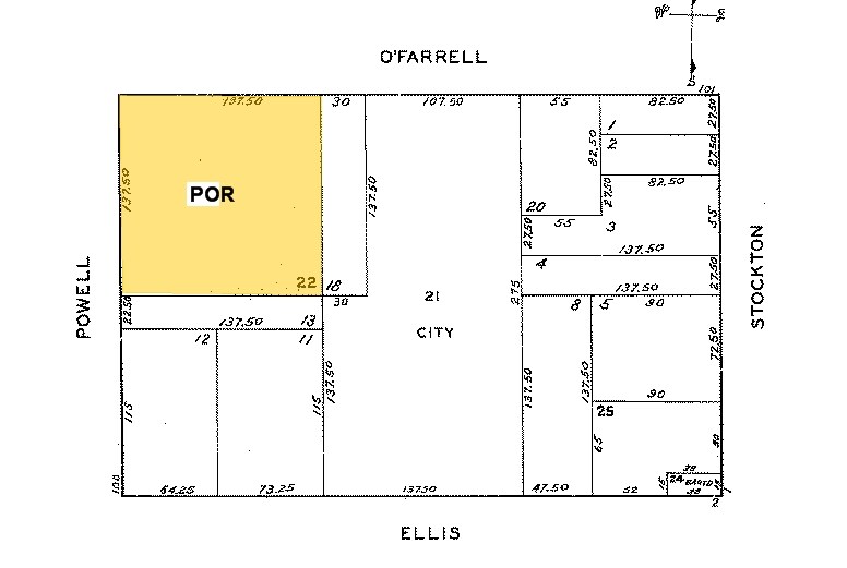150 Powell St, San Francisco, CA à louer - Plan cadastral – Image 2 sur 30