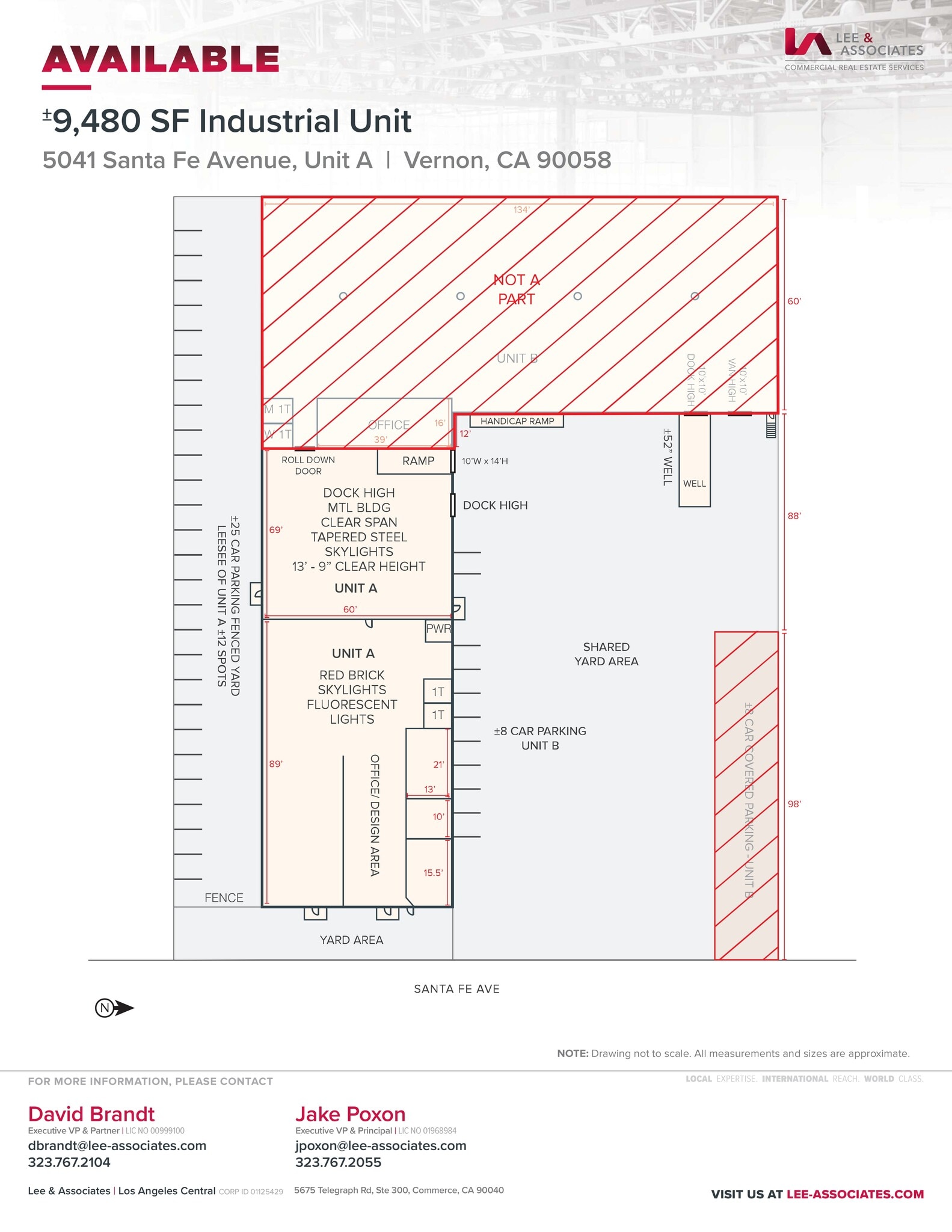 5041 Santa Fe Ave, Vernon, CA à louer Plan de site– Image 1 sur 2
