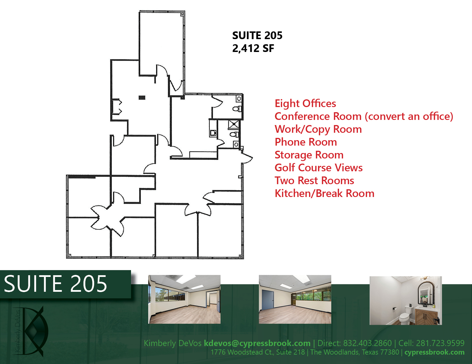 1776 Woodstead Ct, The Woodlands, TX à louer Plan d’étage– Image 1 sur 3