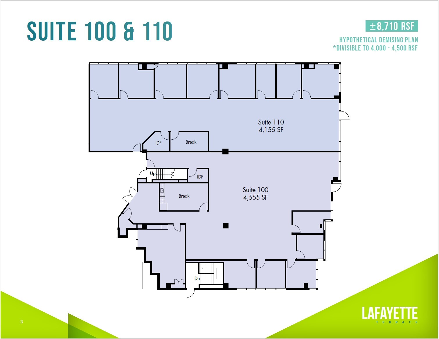 3697 Mount Diablo Blvd, Lafayette, CA à louer Plan d’étage– Image 1 sur 1