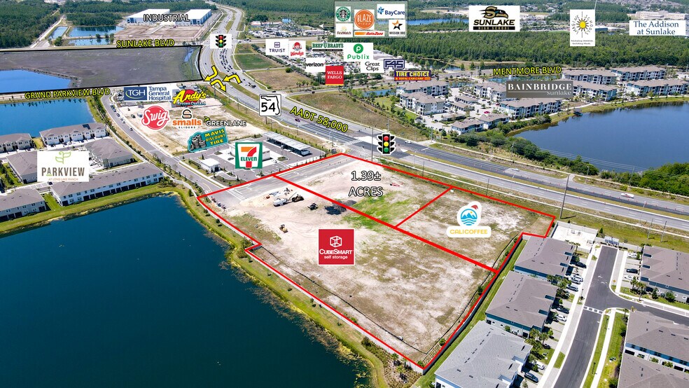 SR 54 & Sunlake Blvd, Lutz, FL à louer - Photo de l’immeuble – Image 1 sur 4