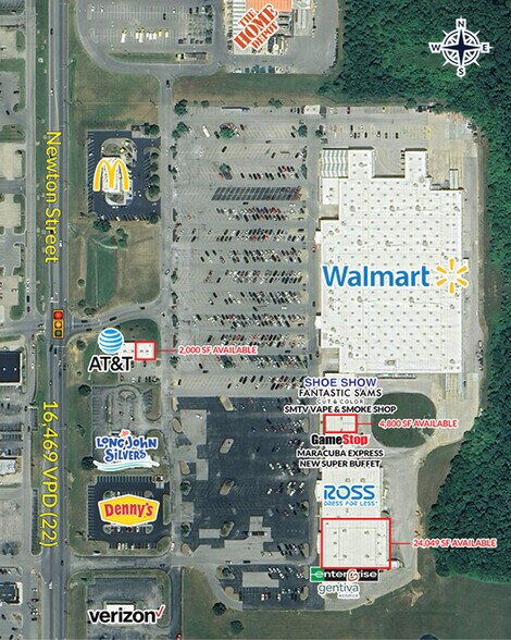 3950-3954 N Newton St, Jasper, IN à louer - Aérien – Image 2 sur 4