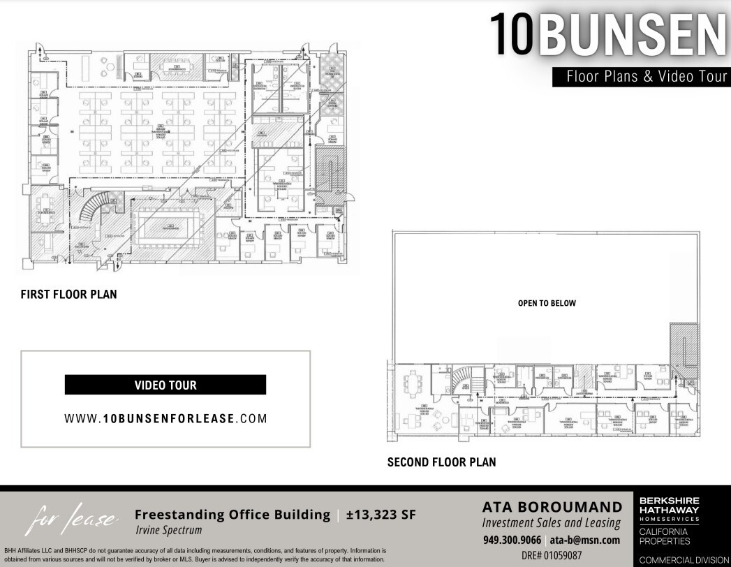 10 Bunsen, Irvine, CA à louer Plan d’étage– Image 1 sur 1