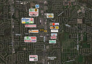 41140-41150 Garfield Rd, Clinton Township, MI - VUE AÉRIENNE  vue de carte