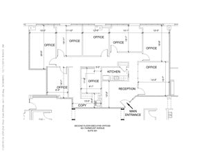 501 Fairmount Ave, Towson, MD à louer Plan d’étage– Image 1 sur 1