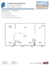 2661-2669 Ludelle St, Fort Worth, TX à louer Plan d’étage– Image 2 sur 2