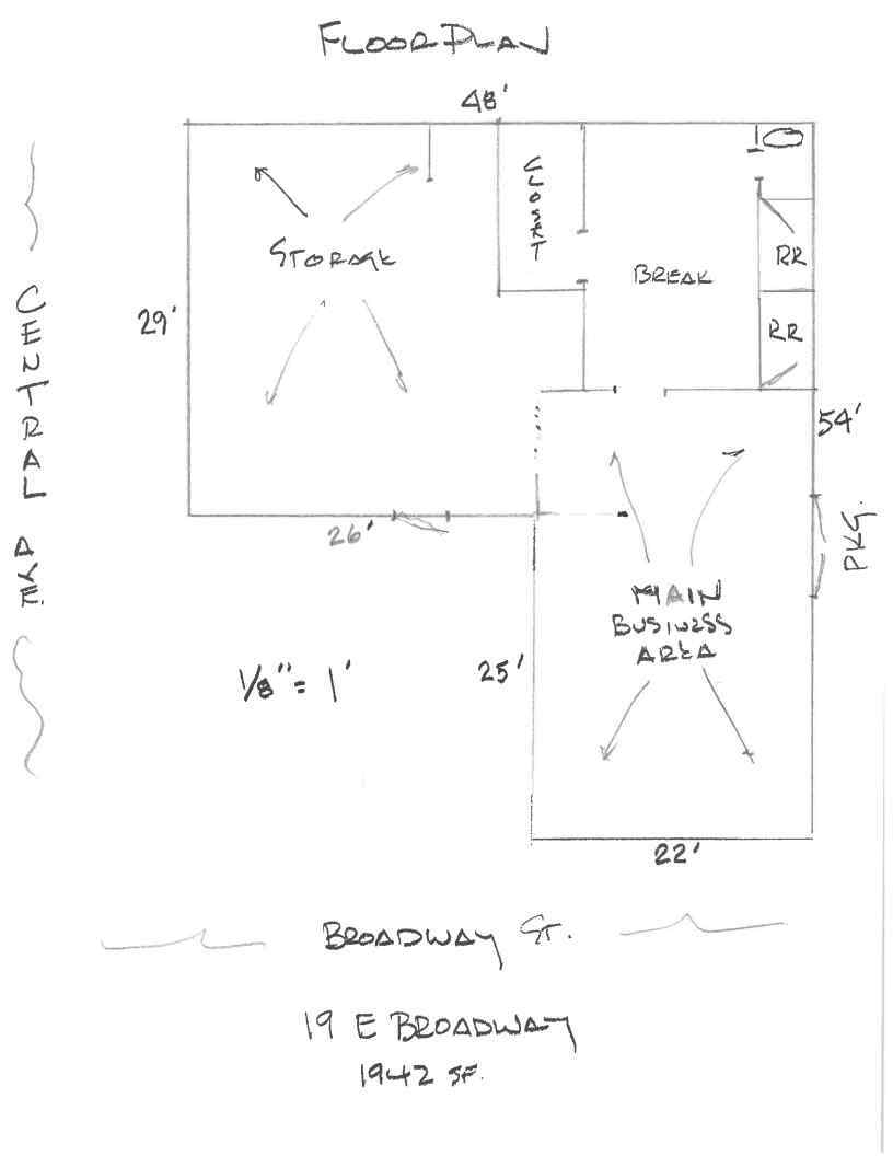 19 E Broadway St, Oviedo, FL à louer Plan d’étage– Image 1 sur 1
