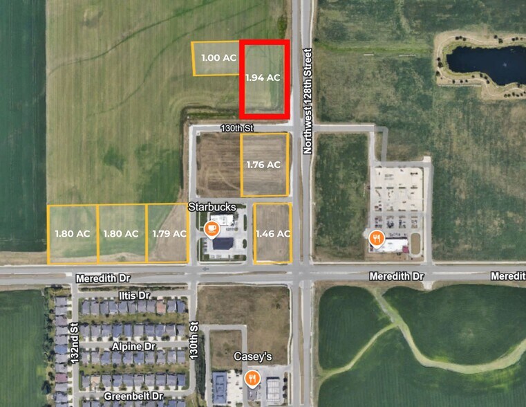 4800 128th Street, Urbandale, IA à vendre - Aérien – Image 1 sur 2