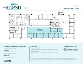 3990 Westerly Pl, Newport Beach, CA à louer Plan d’étage– Image 1 sur 1
