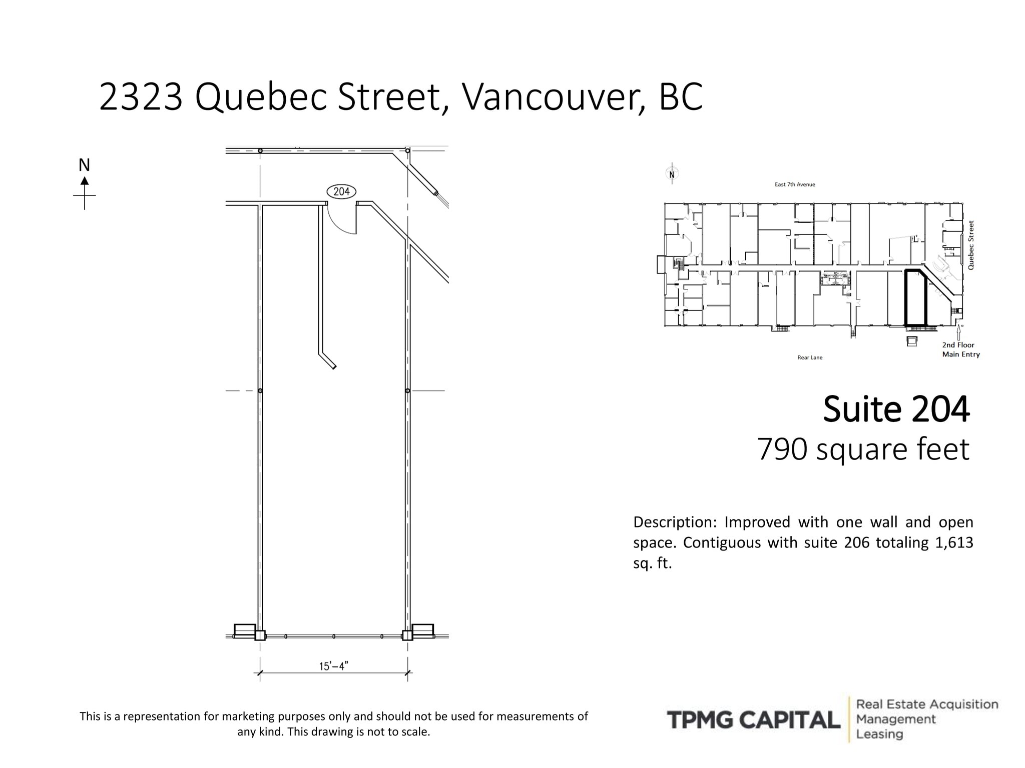 2323 Quebec St, Vancouver, BC à louer Plan de site– Image 1 sur 2