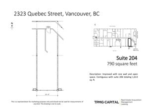 2323 Quebec St, Vancouver, BC à louer Plan de site– Image 1 sur 2