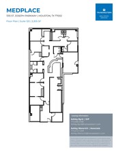 1315 St Joseph Pky, Houston, TX à louer Plan d’étage– Image 1 sur 1