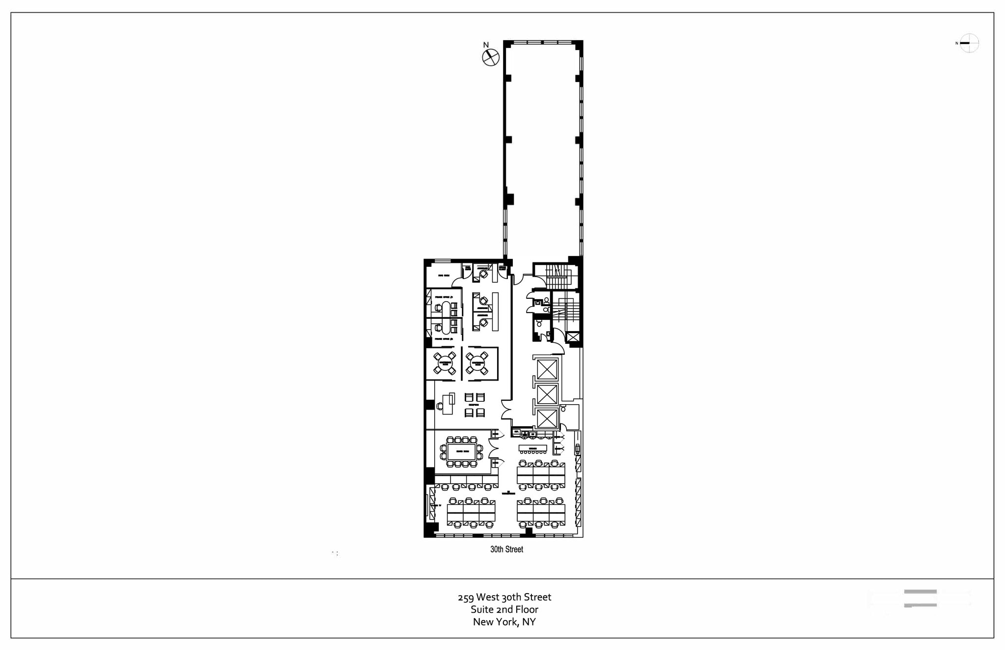 259 W 30th St, New York, NY à louer Plan d’étage– Image 1 sur 1