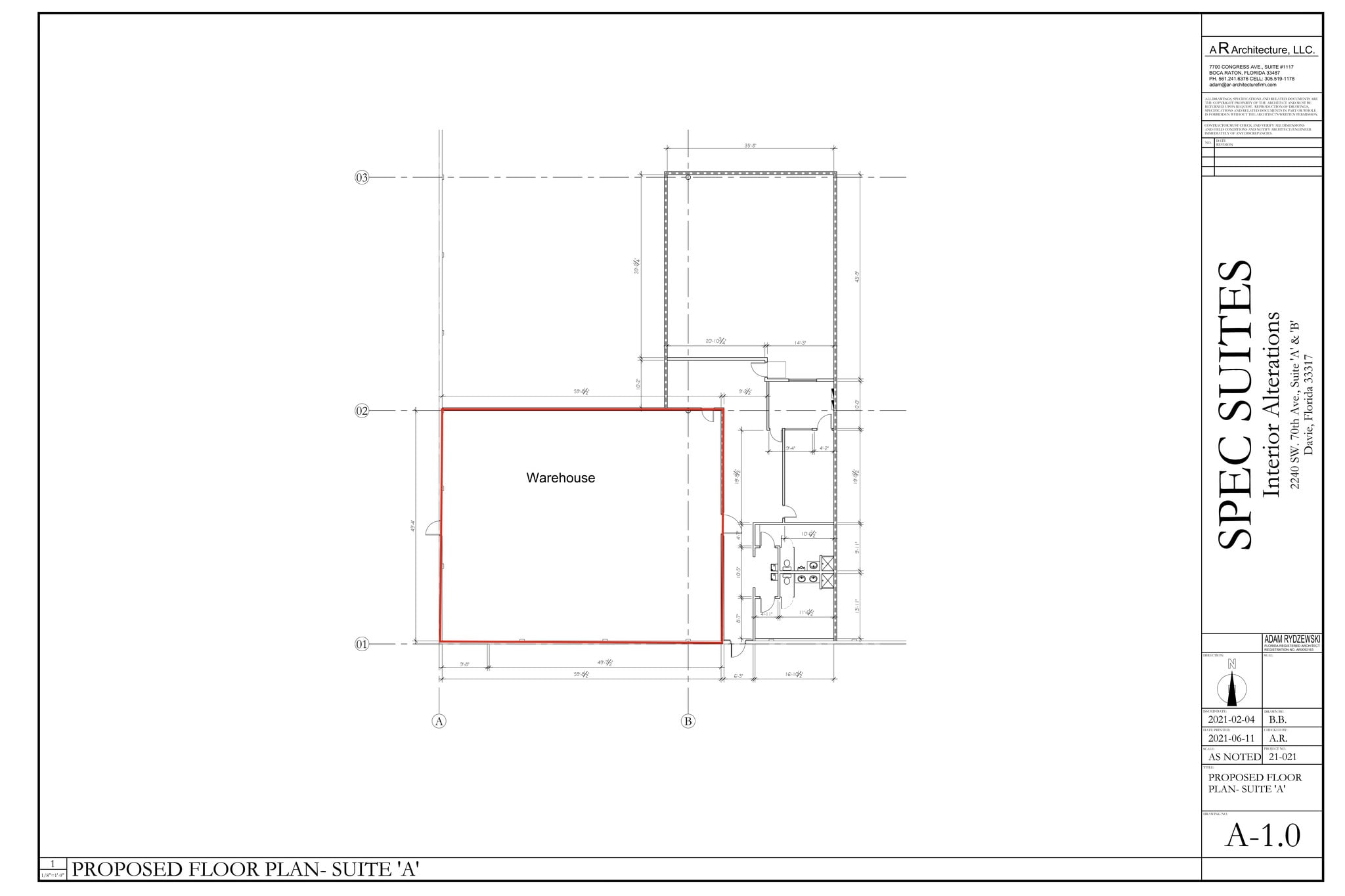 2240 SW 70th Ave, Davie, FL à louer Plan de site– Image 1 sur 1