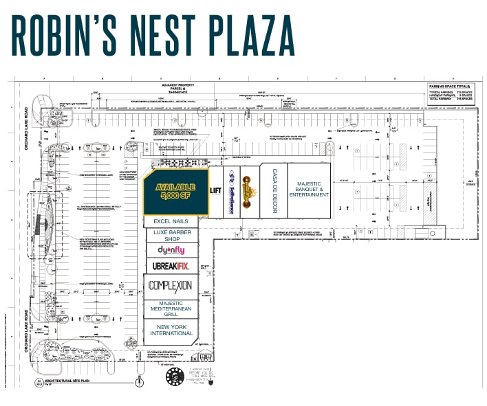 7295-7435 Orchard Lake Rd, West Bloomfield, MI à louer Plan d’étage– Image 1 sur 1