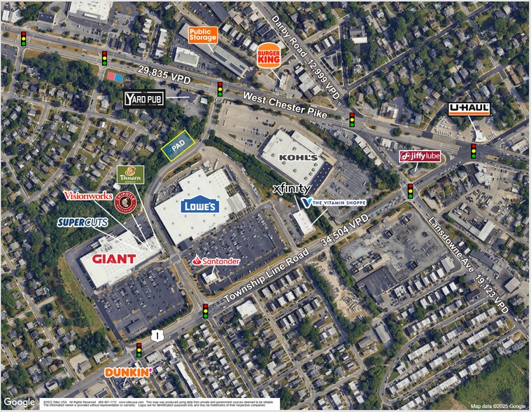 116 Township Line Rd, Havertown, PA à louer - Aérien – Image 2 sur 2