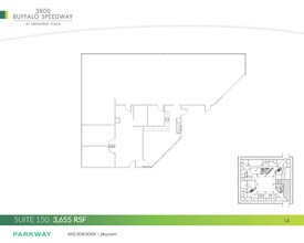3800 Buffalo Speedway, Houston, TX à louer Plan d’étage– Image 1 sur 3