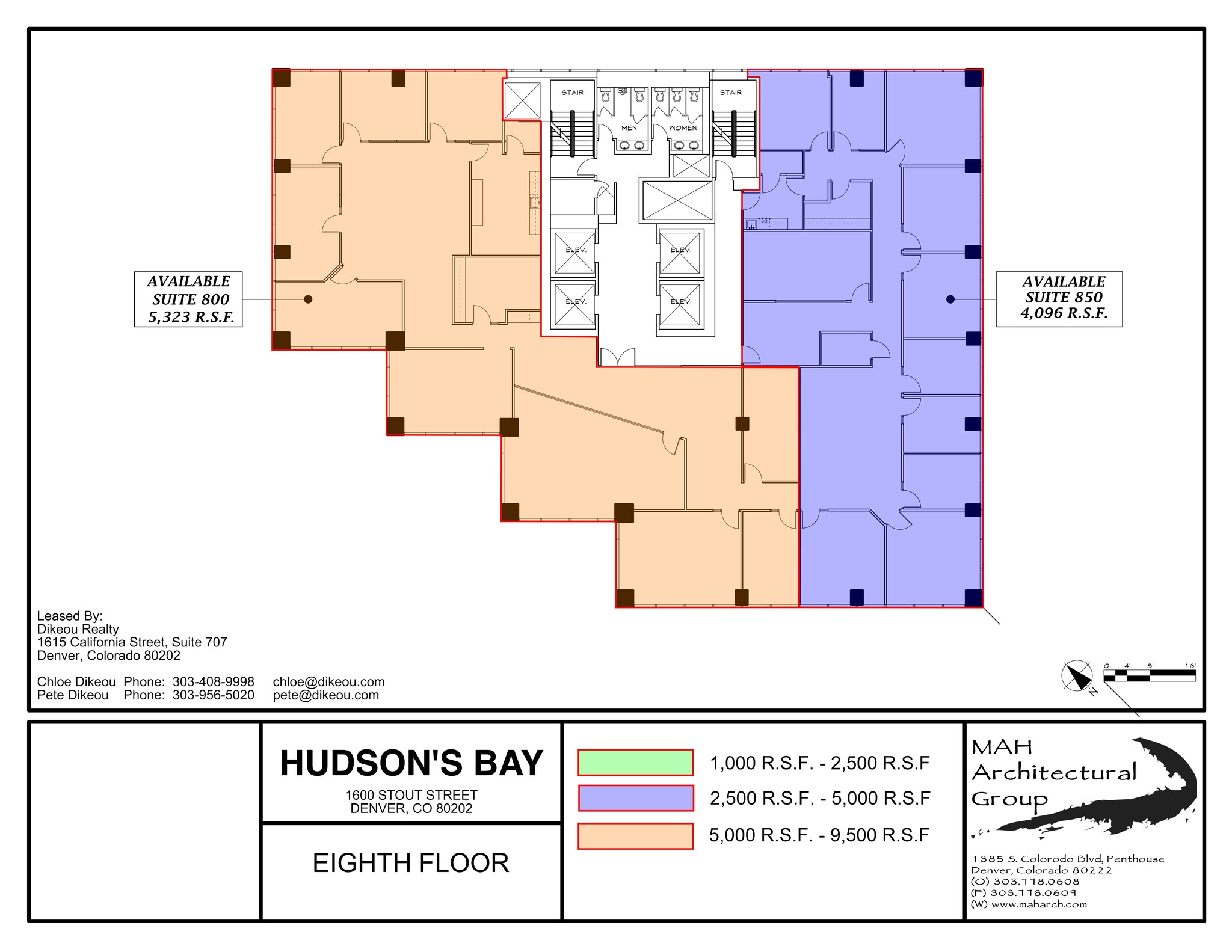 1600 Stout St, Denver, CO à louer Plan de site– Image 1 sur 1