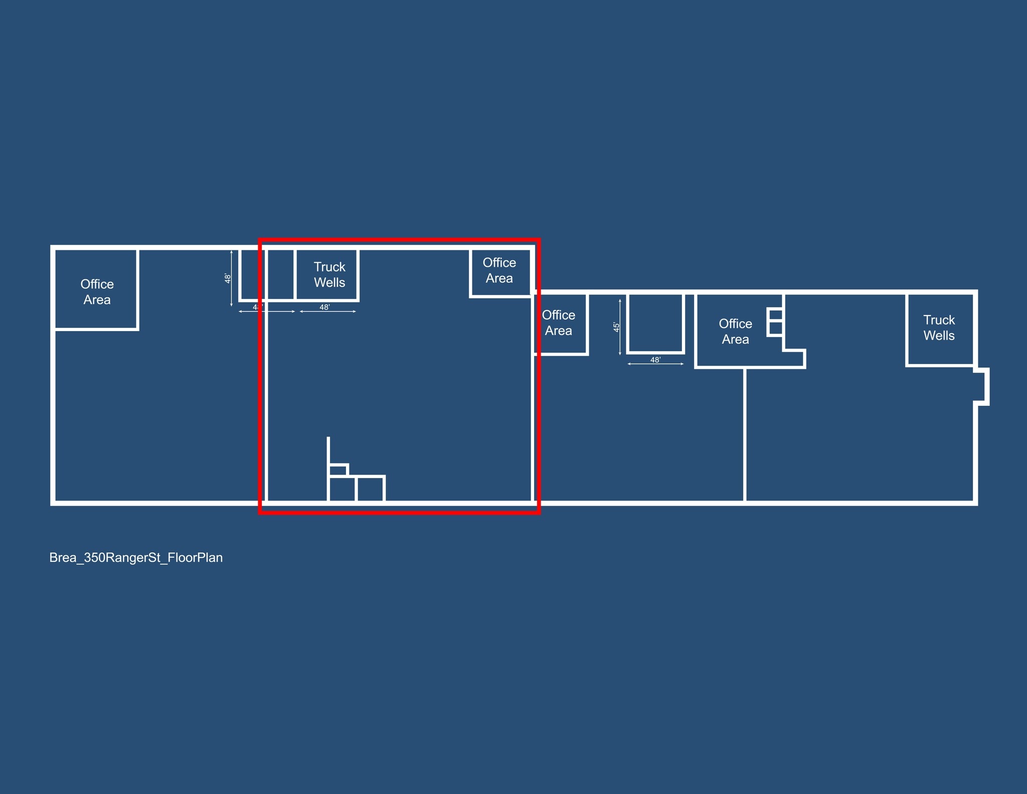 350 Ranger Ave, Brea, CA à louer Plan de site– Image 1 sur 3