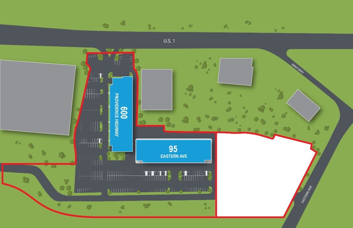 600 Providence Hwy, Dedham, MA à louer Plan de site– Image 1 sur 22