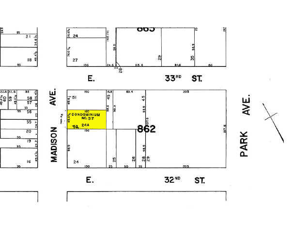 161 Madison Ave, New York, NY à vendre Plan cadastral– Image 1 sur 38