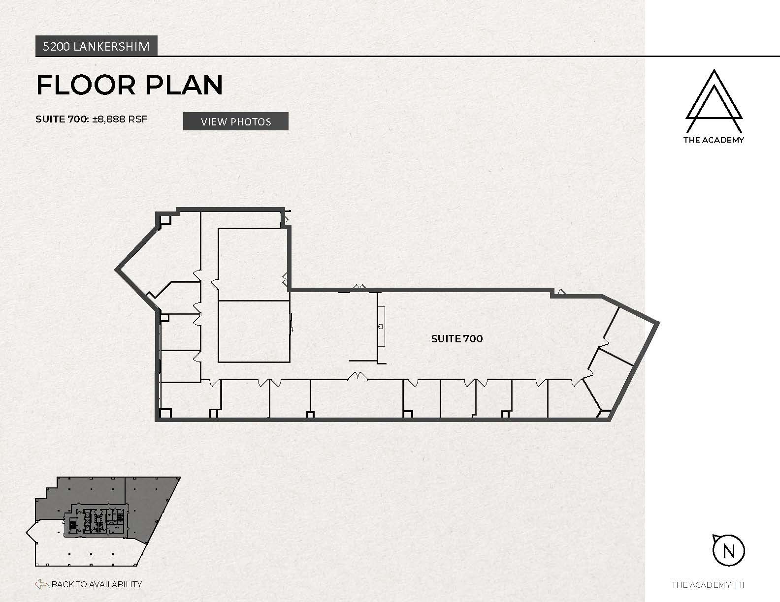 5200 Lankershim Blvd, North Hollywood, CA à louer Plan d’étage– Image 1 sur 1