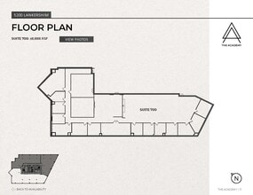 5200 Lankershim Blvd, North Hollywood, CA à louer Plan d’étage– Image 1 sur 1