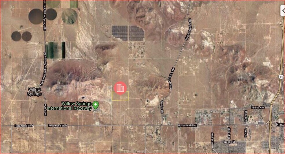 Willow Springs Raceway Adjacent, Rosamond, CA à vendre - Photo de l’immeuble – Image 2 sur 5