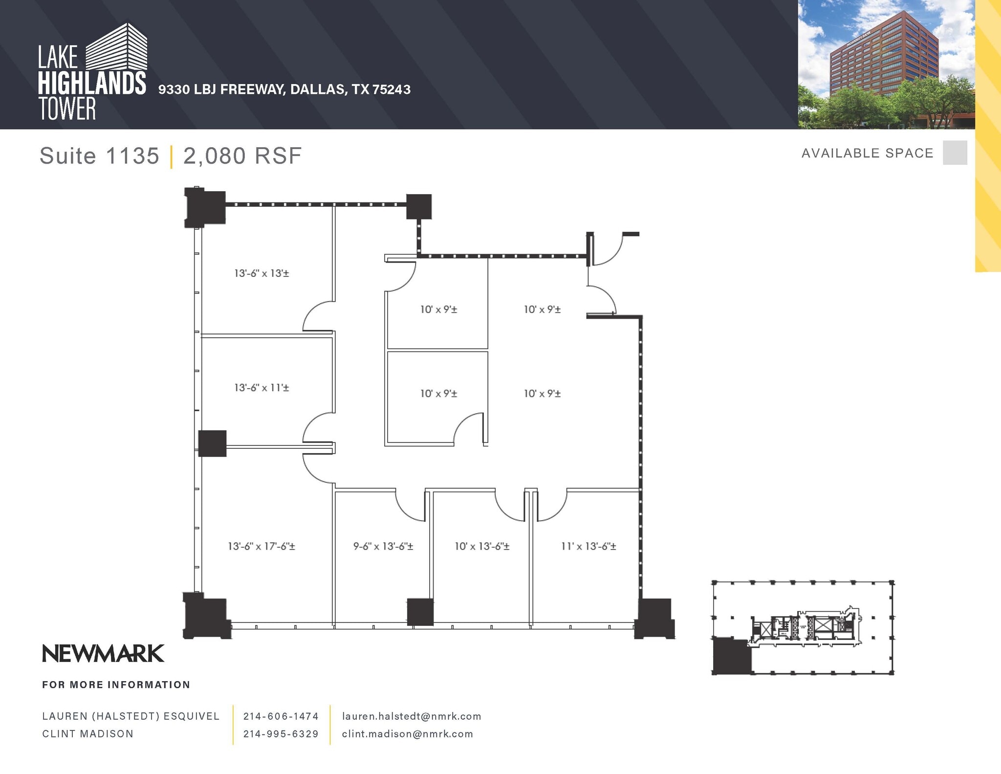 9330 Lyndon B Johnson Fwy, Dallas, TX à vendre Plan d’étage– Image 1 sur 1