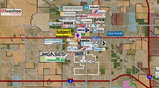 Plus de détails pour SEC Hwy 84 & Burris Road, Casa Grande, AZ - Terrain à vendre