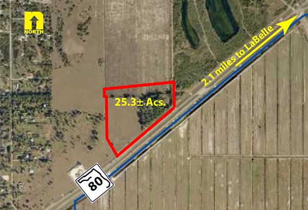 W SR 80, LaBelle, FL à vendre - Aérien – Image 2 sur 7