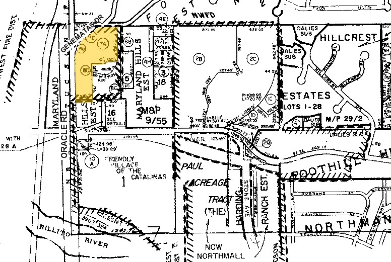SE Oracle Rd & Genematas Dr, Tucson, AZ à vendre - Plan cadastral – Image 2 sur 2