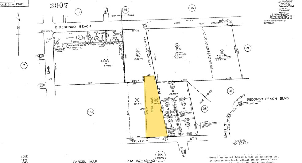245-261 E 157th St, Gardena, CA à vendre - Plan cadastral – Image 2 sur 21