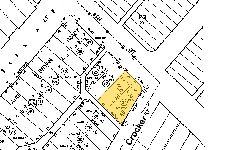 732 E 8th St, Los Angeles, CA à vendre - Plan cadastral – Image 3 sur 4