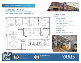 720-780 Village Center Dr, Burr Ridge, IL à louer Plan d’étage– Image 1 sur 10