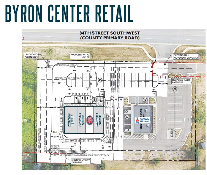 582 84th St SW, Byron Center, MI à louer - Plan d’étage – Image 2 sur 2