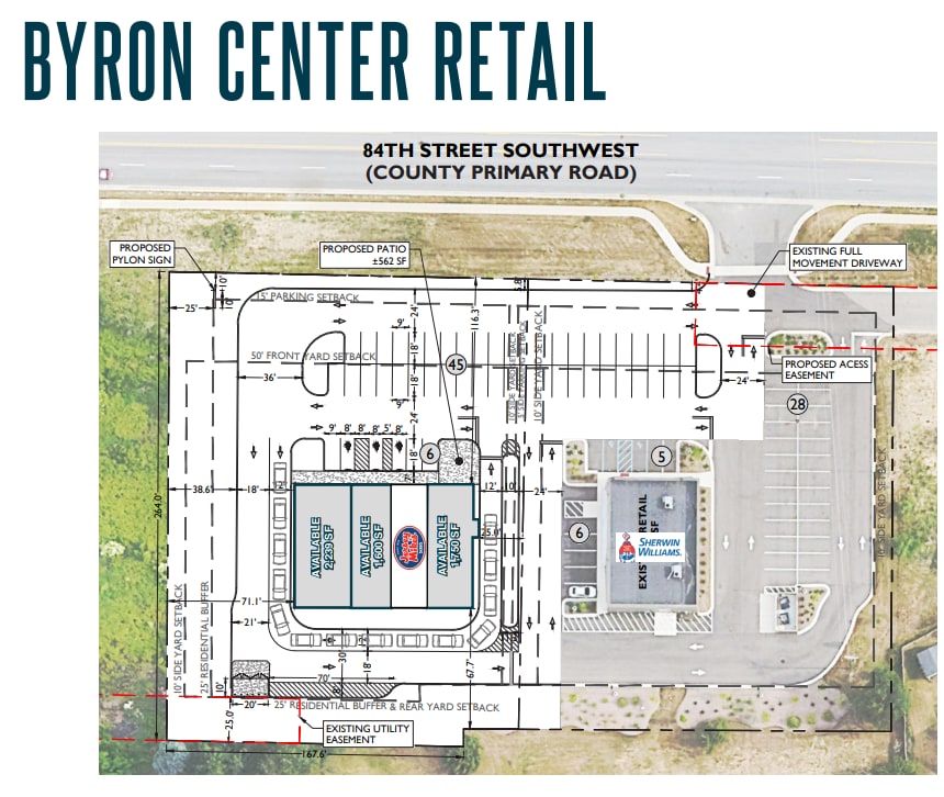 582 84th St SW, Byron Center, MI à louer Plan d’étage– Image 1 sur 1