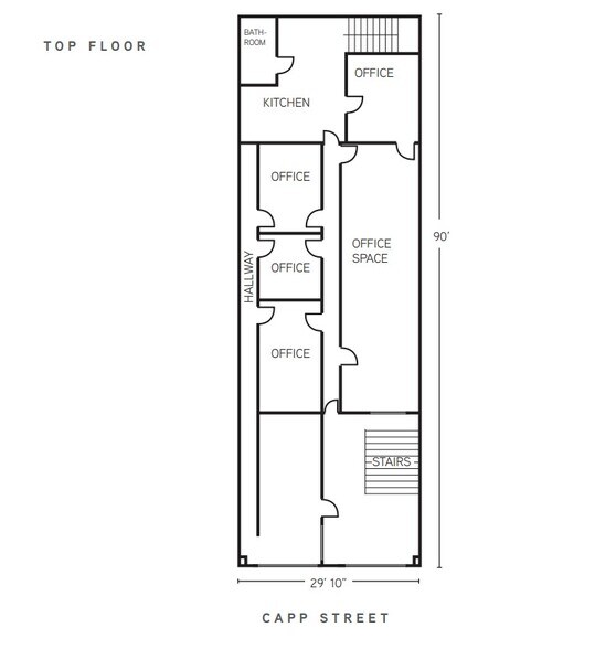 270-276 Capp St, San Francisco, CA à louer - Plan d’étage – Image 1 sur 1